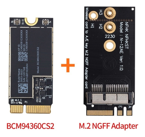 Asd Tarjeta Wifi Bcm94360cs2 Bluetooth 4.0 802.11ac