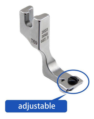 Prensatelas Con Cremallera Invisible Ajustable, Prensatelas