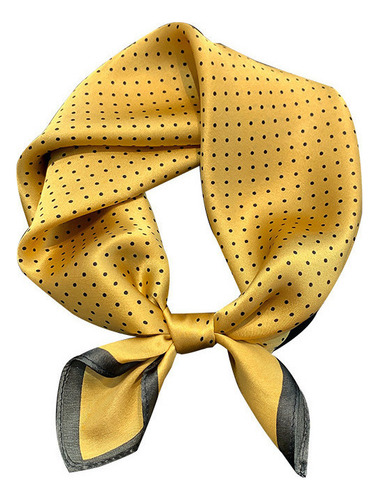 Bufanda Cuadrada Pequeña De Seda Temperamento Para Mujer, 3