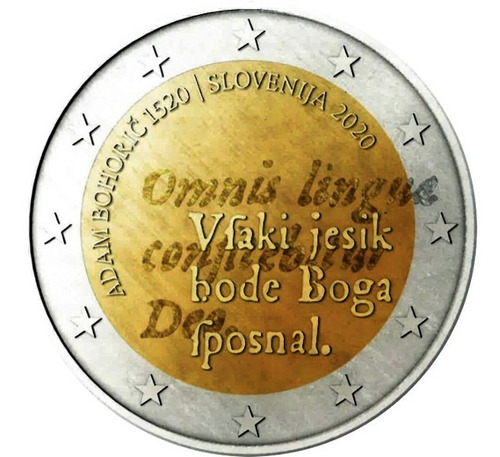 Eslovênia 2020 - Adam Bohoric - 2 Euros Com - F C (Usado)