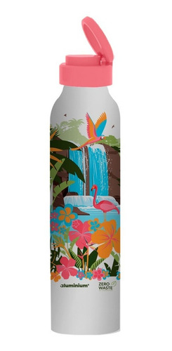 Imagen 3 de 9 de 4 Botella Metálica Aluminio Agua Deportiva Hombre Mujer Niño