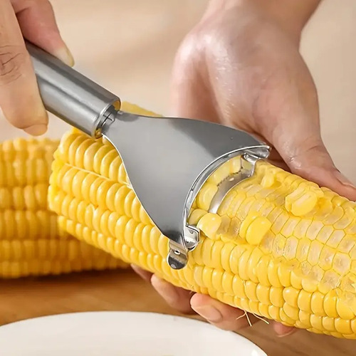 Descascador Prático De Milho Em Aço Inox Com Cabo Ergonômico