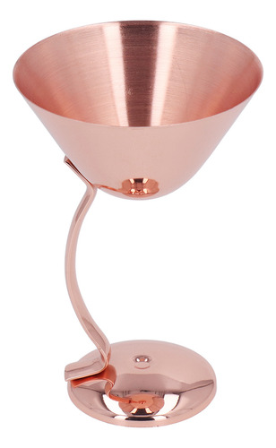 Copa De Martini De Acero Inoxidable, 150 Ml, Chapada En Cobr