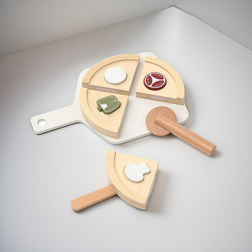 Juego De Pizza De Madera, Juguete De Cocina, Educación,