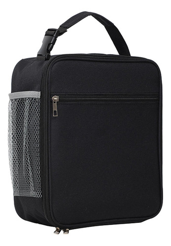 Bolsa De Almuerzo Aislada, Bolsa De Picnic Impermeable Negro