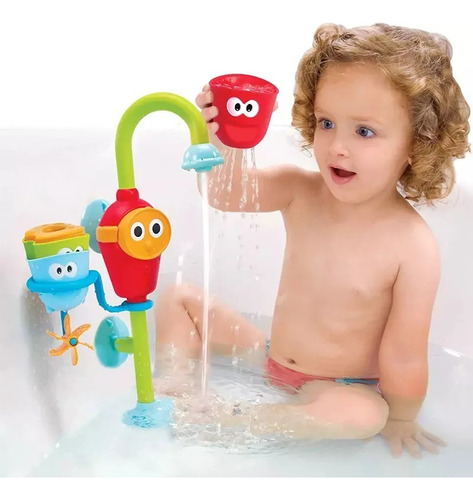 Juguete Agua Para Niños Regadera Loca Con Cubos Y Molino