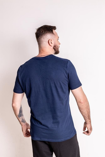 Imagem 7 de 10 de Kit 5 Camisetas Masculinas Slim Fit Básicas Algodão Premium