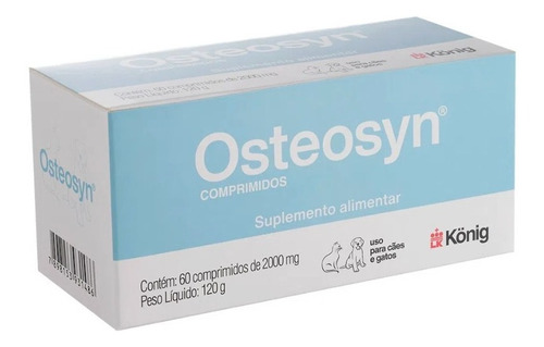 Suplemento Konig  Condroprotetor Osteosyn 2000mg - 60 Compr