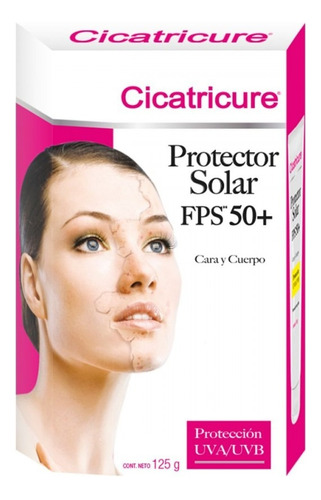 Protector Solar Cicatricure Fps50+ Cara Y Cuerpo De 125g