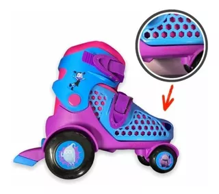 Patines Ajustables Niña Vampirina Disney 4 Ruedas Original