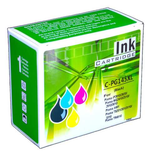 Cartucho Tinta Pg 145xl  Black Para Pixma