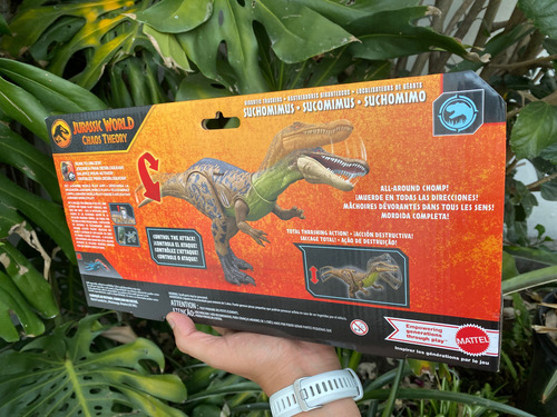 Suchomimus Gigantic Trackers Chaos Theory Jurassic World (Usado)