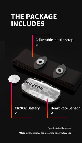Imagen 7 de 8 de Monitor Banda Frecuencia Cardiaca Magene H603 Para Ciclismo