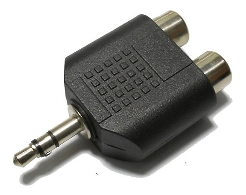 Adaptador Conector Plug 3.5mm Estereo A 2 Jack Rca Estereo