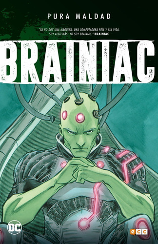 Pura Maldad Brainiac Superman - Dc Ecc Comics - Robot Negro