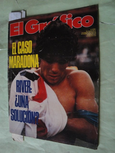 El Grafico 3161 Maradona Leonard Duran Velez Platense Rugby