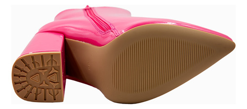Botin De Mujer Charol Plataforma Colores Botines