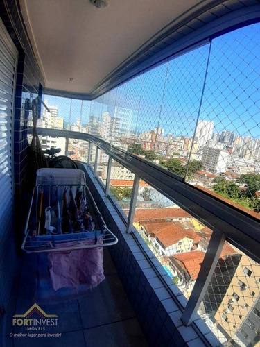 Imagem 20 de 30 de Apartamento Com 2 Dormitórios À Venda, 72 M² Por R$ 480.000,00 - Canto Do Forte - Praia Grande/sp - Ap2667