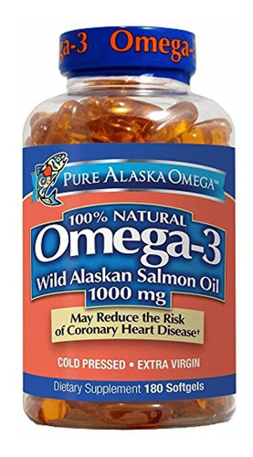 Trident Alaskan Aceite De Salmón, 1000 mg, 180 ct.