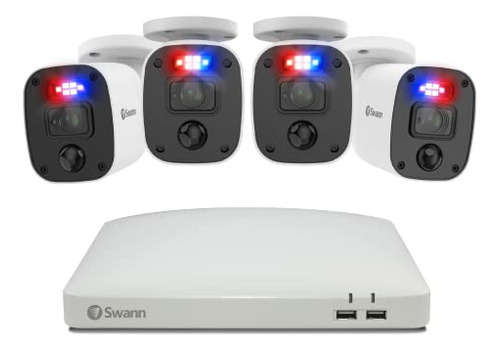 Swann Sistema De Seguridad Dvr Para El Hogar Con Disco Duro