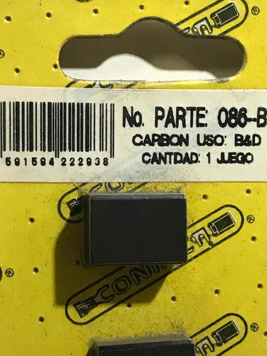 Carbon Coninca 086-b B&d Black And Dekers