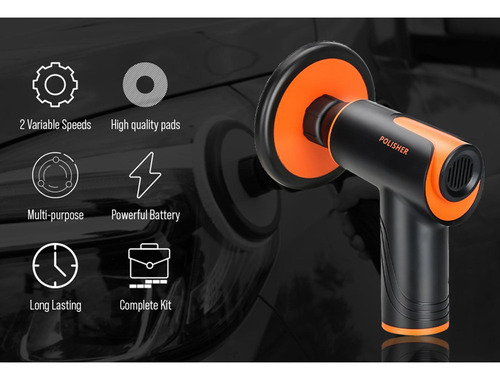 Kit De Máquina De Cera Para Polimento De Carro 148w
