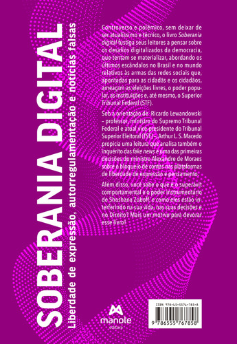 Soberania Digital, De Arthur L S Macedo.