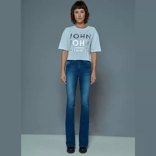 Camiseta John John Feminina Bru Off Branca