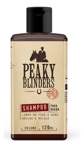 Shampoo Para Barba Peaky Blinders 120ml Don Alcides