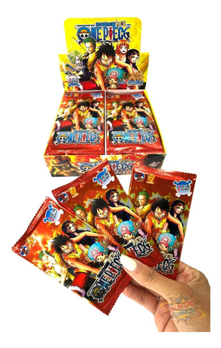 Caja De 36 Sobres 252 Cartas De One Piece Coleccionables 