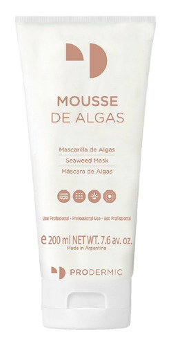 Mousse Algas 200 Ml Prodermi Tratamiento Spa Caba