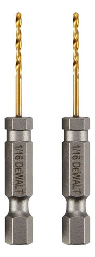 Broca Dewalt Dd5104 Con Revestimiento De Nitruro De Titanio