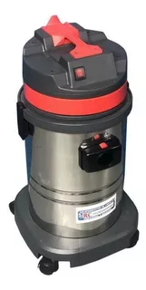 Aspiradora industrial De tacho RC Distribuidora CB30 30L plateada, negra y roja 220V