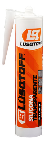 Sellador Silicona Cartucho Transparente Lusqtoff 280ml X 24u