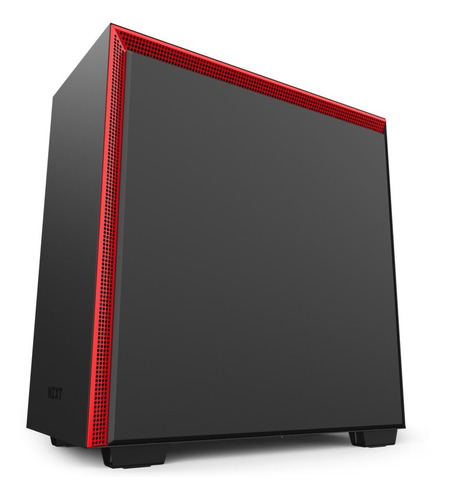 Imagen 3 de 5 de Gabinete Nzxt H710 Negro/rojo Eatx Vidrio Templado