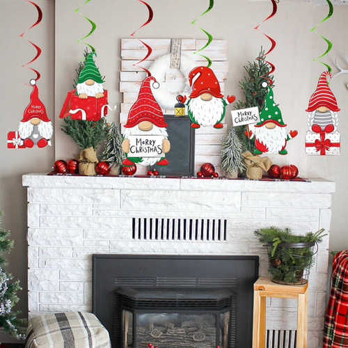Z Colgante Navideño Espiral Decoración Navideña 2023