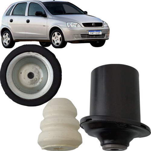 Kit Batente Coxim Dianteiro Novo Corsa Hatch 2002 A 2011