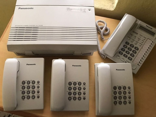 Kit Conmutador Panasonic Kx-ta308 Y Teléfonos