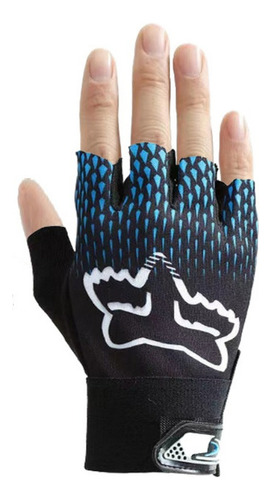 2 Pares De Guantes Transpirables Para Montar Con Medio Dedo