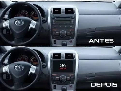 Central Multimidia Corolla 2009 A 2014 Gps Usb Sd Espelham