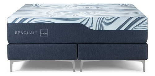 Rosen Cama Seaqual King 180 X 200 Cm Color Azul