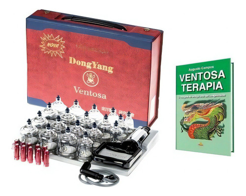 Kit Ventosas Dong Yang Terapeutica 19 Copos + Livro