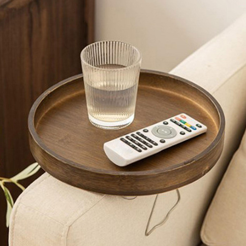 Bandeja Plegable Para Reposabrazos De Sofá Mesa Tv De Madera