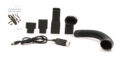 Imagen 6 de 9 de Aspiradora Inalámbrica Auto Hogar Filtro 120w Recargable Usb