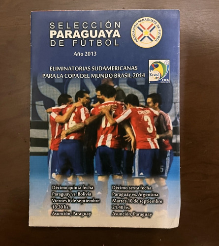 Seleccion Paraguay Guia Oficial Eliminatorias 2014 Argentina