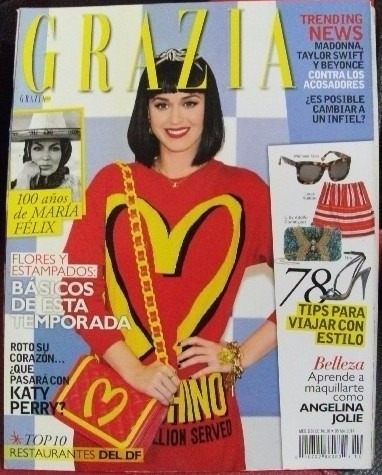 Revista Grazia, Con Katy Perry, Fotos, Musica, Canciones,etc