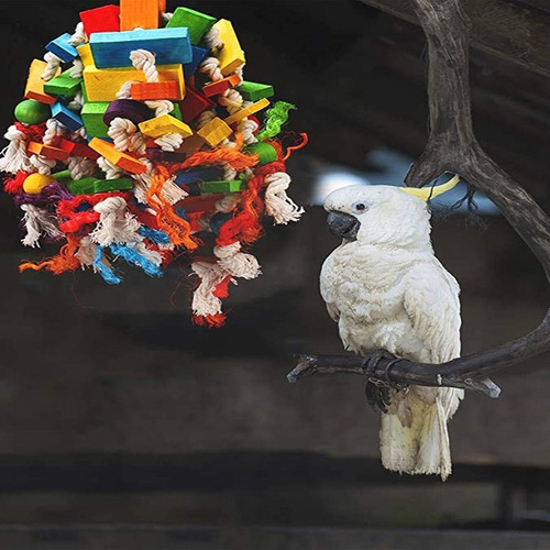 A Juguete For Masticar Loros, Bloques Grandes For Papá Y