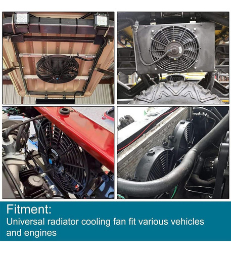 Ventiladores De Motor Ventilador De 9 Pulgadas 12v80w