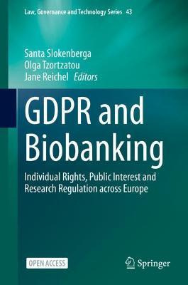 Libro Gdpr And Biobanking : Individual Rights, Public Int...