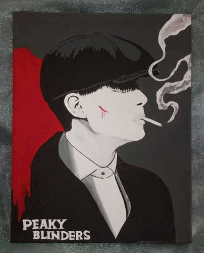 Cuadro Thomas Shelby Pintado A Mano